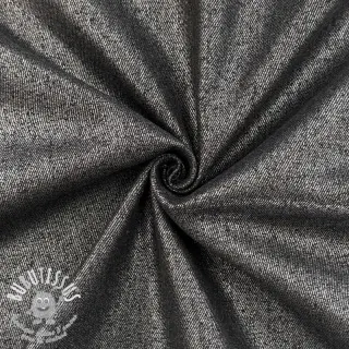 JEANS DENIM Metallic black silver