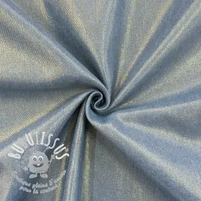 JEANS DENIM Metallic blue gold