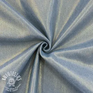 JEANS DENIM Metallic blue gold