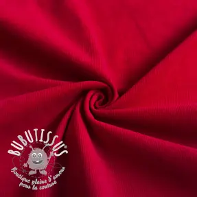 Tissu velours cotelé 21 W WASHED STRETCH dark red