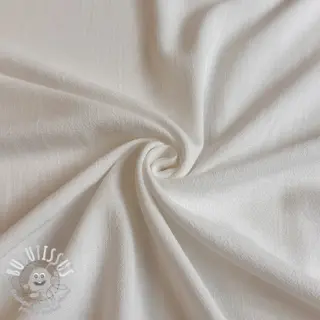 Viscose lin WASHED off white