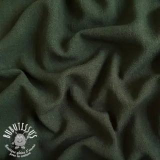 Viscose lin WASHED army green