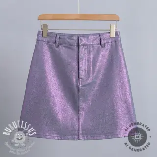 JEANS DENIM 8,5 OZ STRETCH WASHED metallic purple