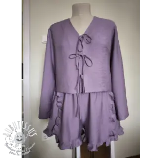 Viscose lin BUBBLY lilac