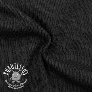 Tissu tricot BABY KNIT black