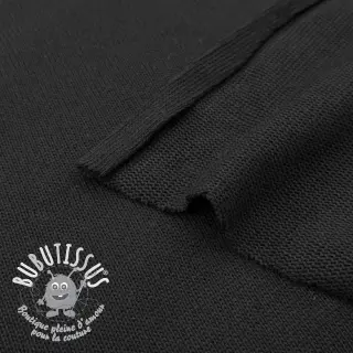 Tissu tricot BABY KNIT black