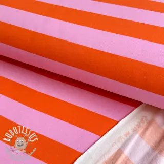 Sweat envers minkee SOFT Stripes orange