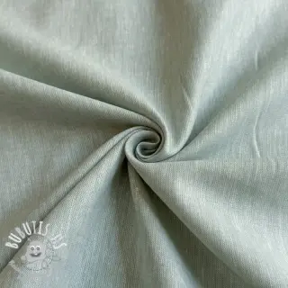 Tissu mélange lin et cotton PLAIN mint
