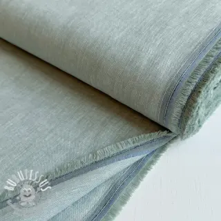 Tissu mélange lin et cotton PLAIN mint