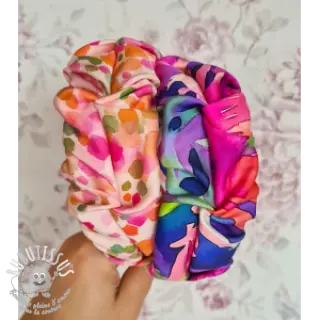 Viscose SATIN Dots digital print