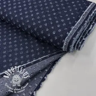 JEANS DENIM 6 OZ Big flakes dark blue
