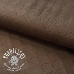SUEDE SCUBA Diamond chocolate brown