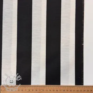 Tissu déco premium Joyful basic stripe black