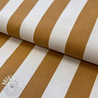 Tissu déco premium Joyful basic stripe yellow