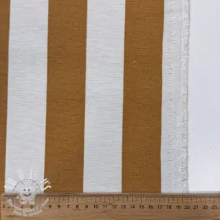 Tissu déco premium Joyful basic stripe yellow