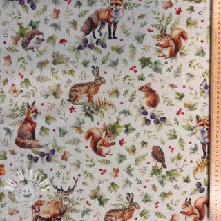 Tissu déco Linenlook Animal forest dream digital print