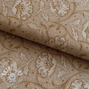 Tissu déco Linenlook Bloomy art craft yellow