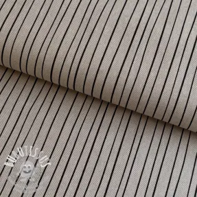 Tissu déco Linenlook Freehand thin lines