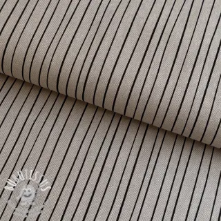 Tissu déco Linenlook Freehand thin lines