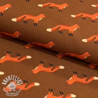 Tissu déco premium Fox parade brown