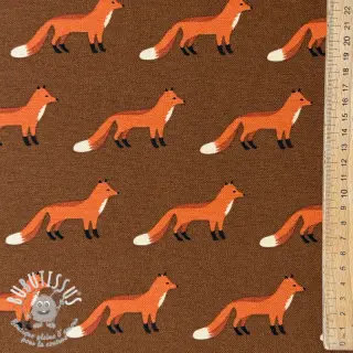 Tissu déco premium Fox parade brown