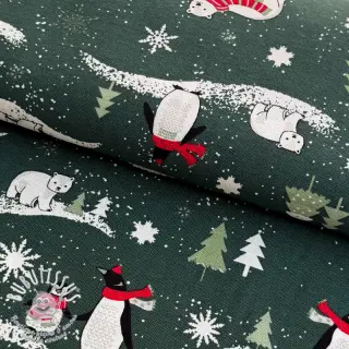 Tissu déco premium Frozen polar world army
