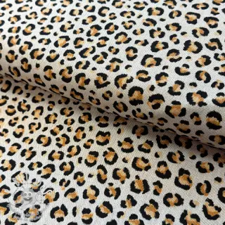 Tissu déco Linenlook Leopard animal small