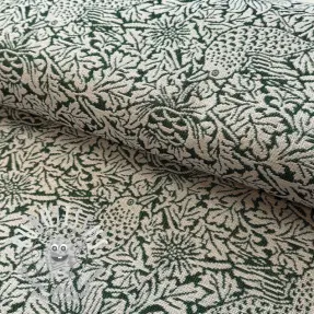 Tissu déco GOBELIN premium Anemone art craft army