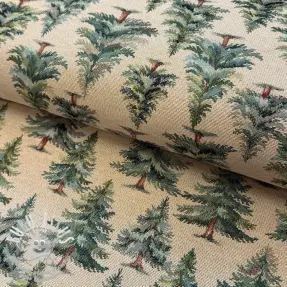 Tissu déco GOBELIN premium Pine forest whispers