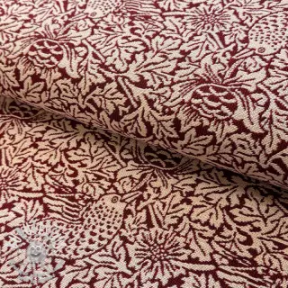 Tissu déco GOBELIN premium Anemone art craft wine