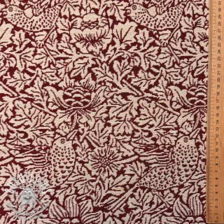 Tissu déco GOBELIN premium Anemone art craft wine