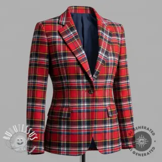 Tissu coton FLANEL YARN DYED BRUSHED CHECK design E