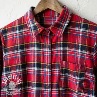 Tissu coton FLANEL YARN DYED BRUSHED CHECK design E