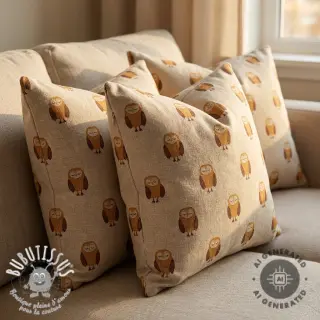 Tissu déco Linenlook Night owl nap