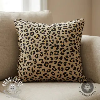 Tissu déco GOBELIN premium Animal leopard small