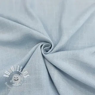 Viscose lin WASHED light blue