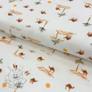 Jersey Safari off white design B digital print