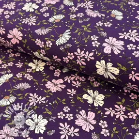 Jersey Flowers purple