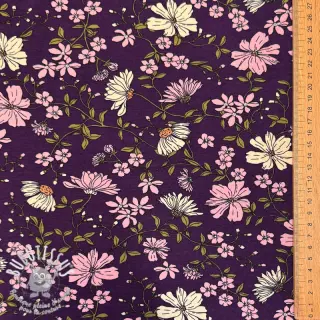 Jersey Flowers purple