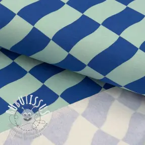 Sweat envers minkee SOFT Checks mint blue