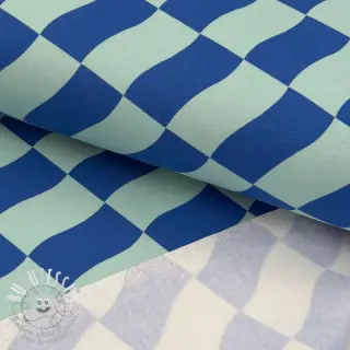 Sweat envers minkee SOFT Checks mint blue