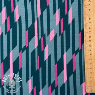 Tissus pour femmes PUNTA DI ROMA Abstract dark mint