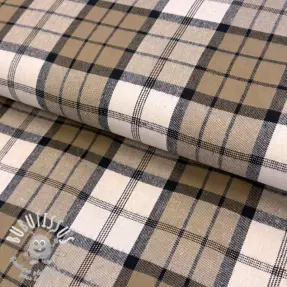 Scottish RECYCLED Checks ecru