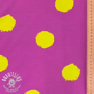 Jersey Big dots fuchsia