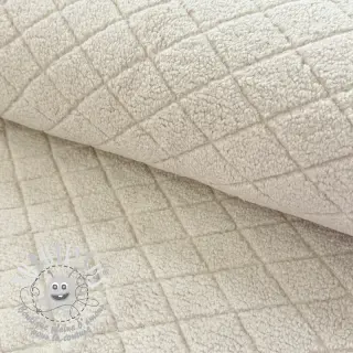 Tissu de manteau TEDDY Diamond beige