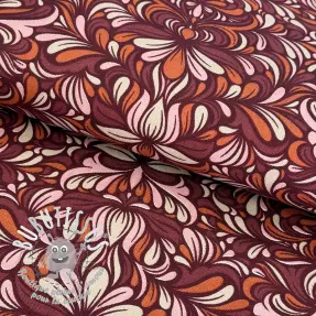 Tissu déco Boho rosewood
