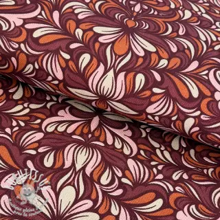Tissu déco Boho rosewood