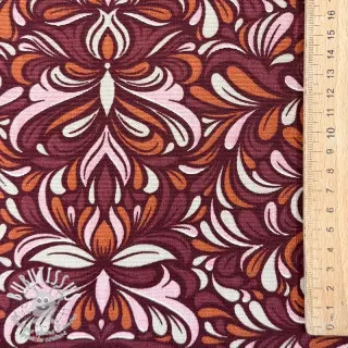 Tissu déco Boho rosewood