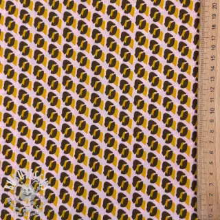 Tissu coton Graphic dots light rose