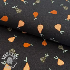 Jersey Glitter pears anthracite melange